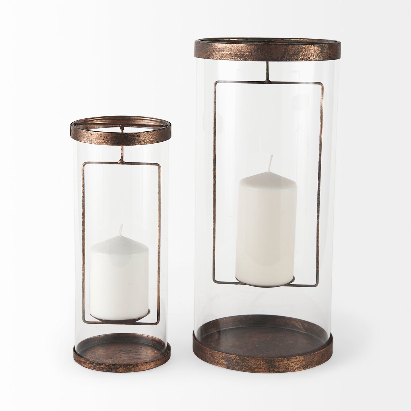 McClure Small Copper Suspended Table Candle Holder