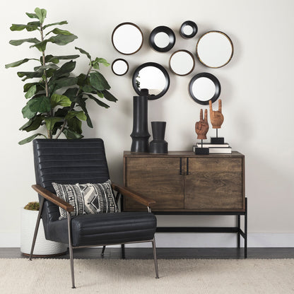 Pacem 4L x 4W Natural Wooden Carved Peace Sign Hand