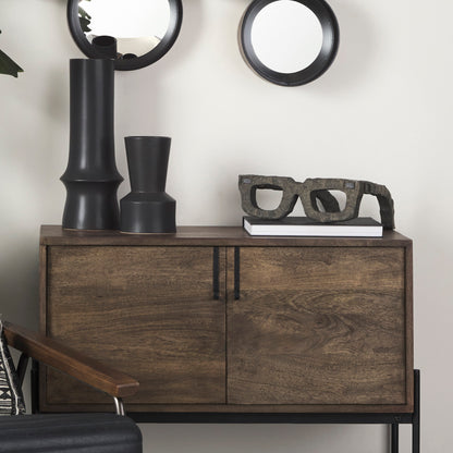 Elliot 13L x 14W Brown Wooden Eyeglasses