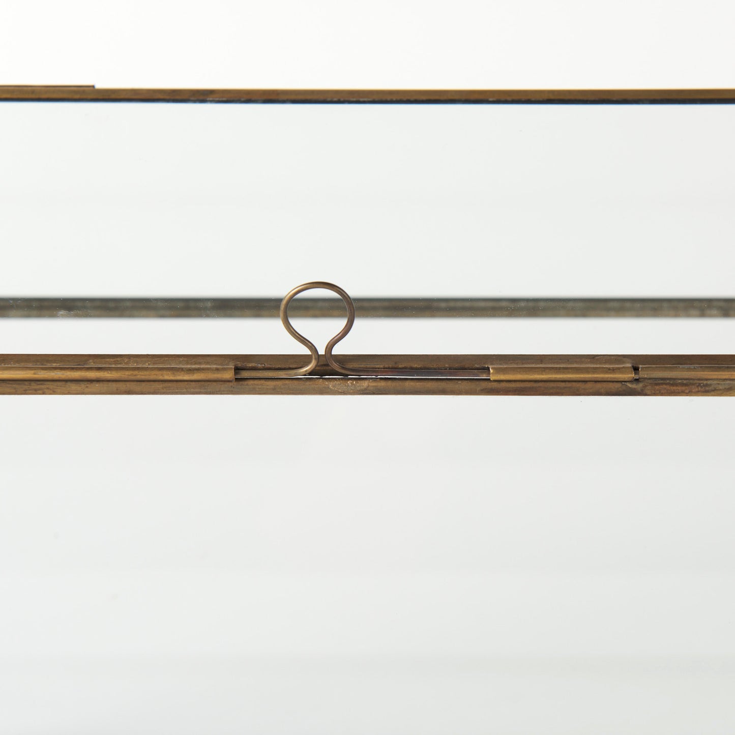 Hutt 16L x 6W x 9H Gold Glass Terrarium Box