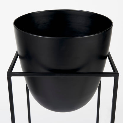 Bumble (Set of 2) 12L x 12W x 32H Black Plant Stands