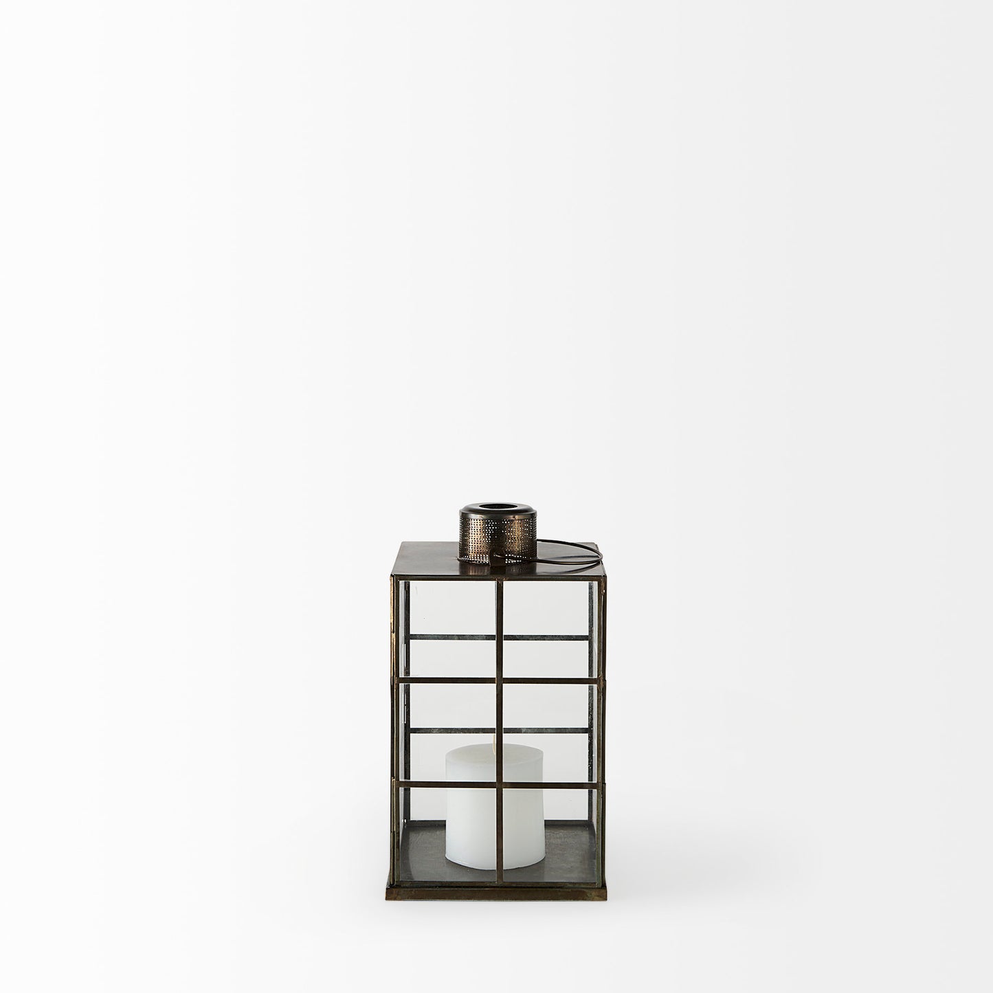 Grimwig (Small) 8L x 8W x 15H LANTERN W/SHEET BASE WITHOUT BEVEL