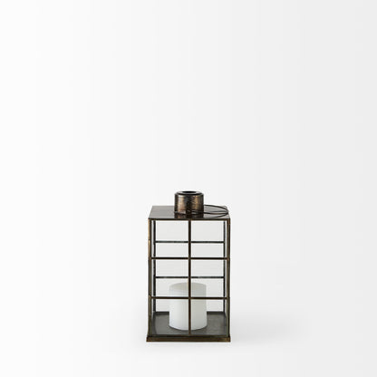 Grimwig (Small) 8L x 8W x 15H LANTERN W/SHEET BASE WITHOUT BEVEL