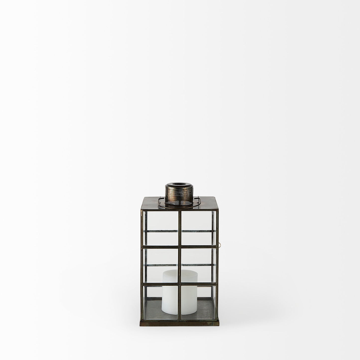 Grimwig (Small) 8L x 8W x 15H LANTERN W/SHEET BASE WITHOUT BEVEL