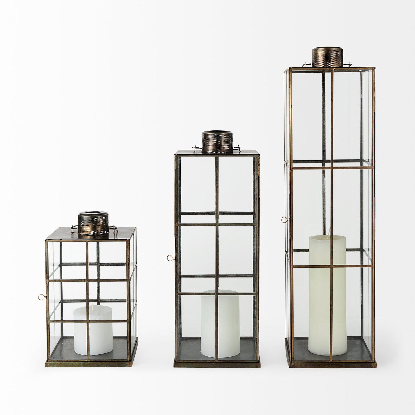 Grimwig (Small) 8L x 8W x 15H LANTERN W/SHEET BASE WITHOUT BEVEL