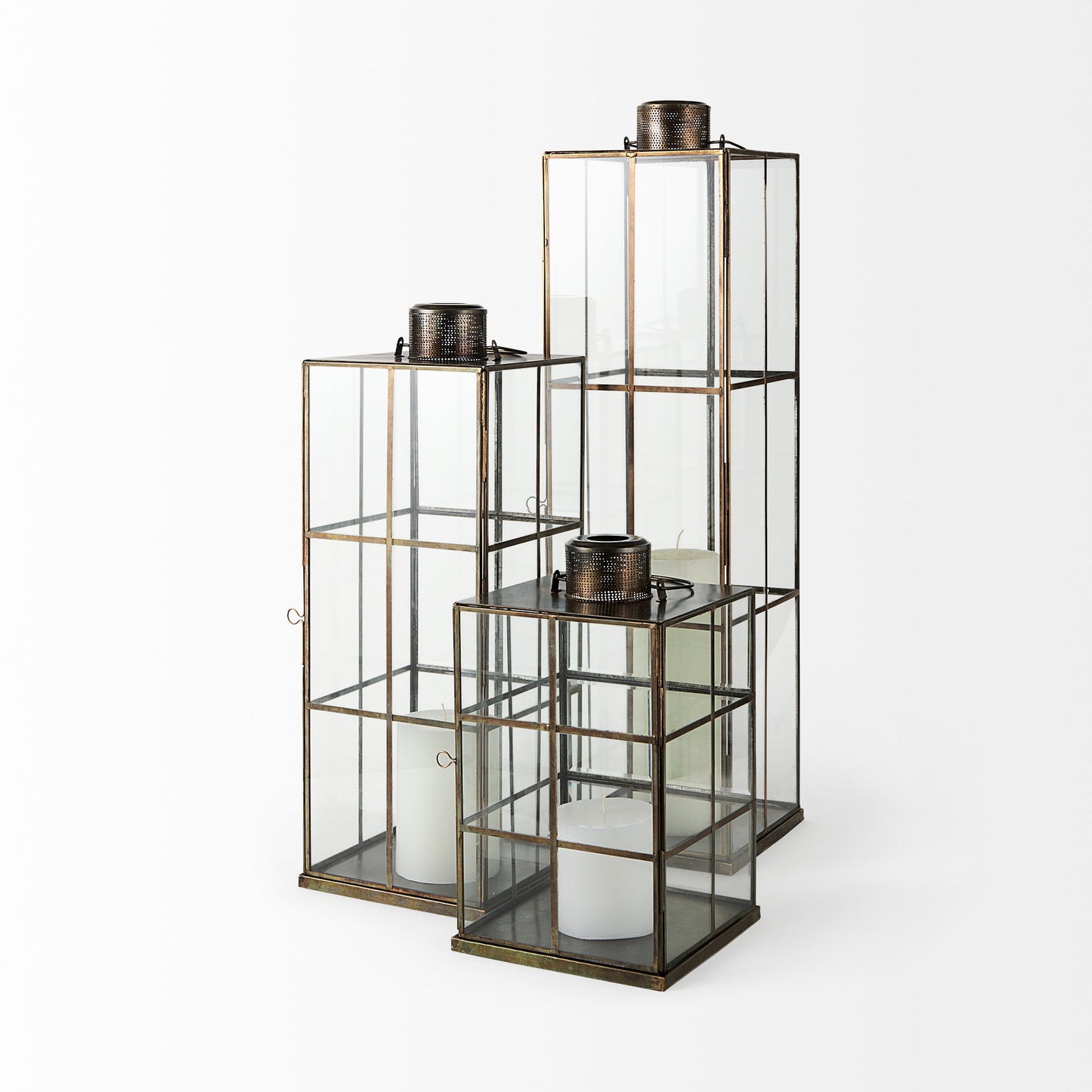 Grimwig (Small) 8L x 8W x 15H LANTERN W/SHEET BASE WITHOUT BEVEL