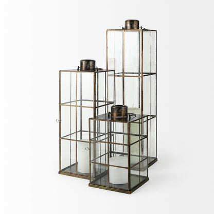 Grimwig (Small) 8L x 8W x 15H LANTERN W/SHEET BASE WITHOUT BEVEL