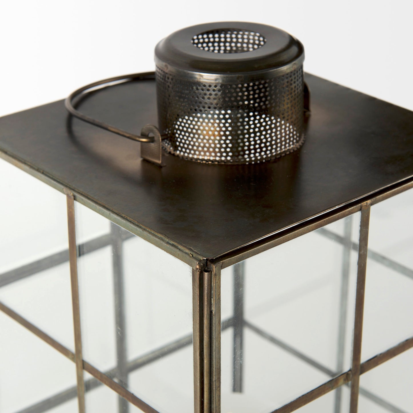 Grimwig (Small) 8L x 8W x 15H LANTERN W/SHEET BASE WITHOUT BEVEL