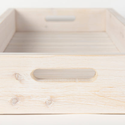 Horatio 28L x 12W Natural Wood Rectangular Serving Tray