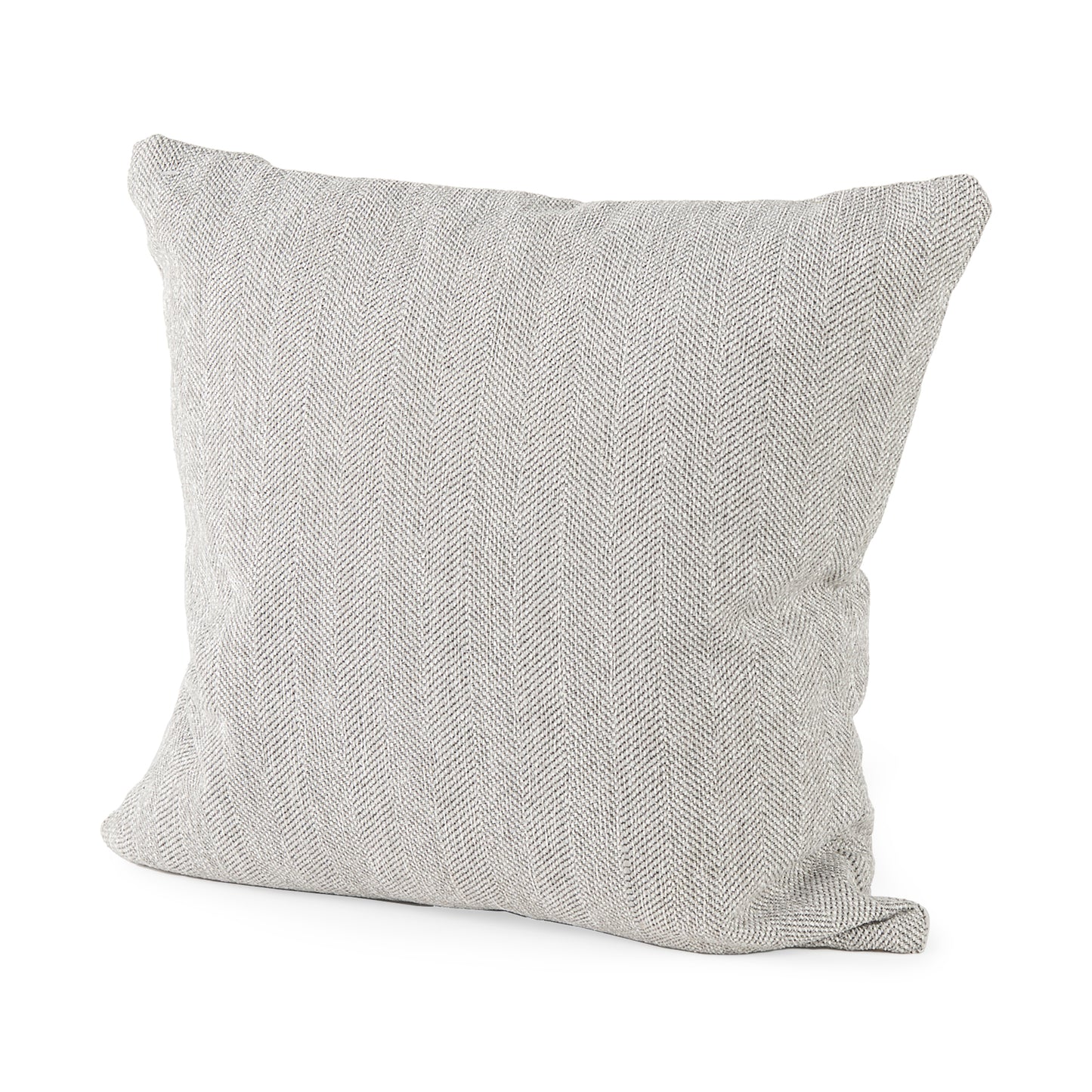Valence Light Gray Throw Pillow Sectional Piece