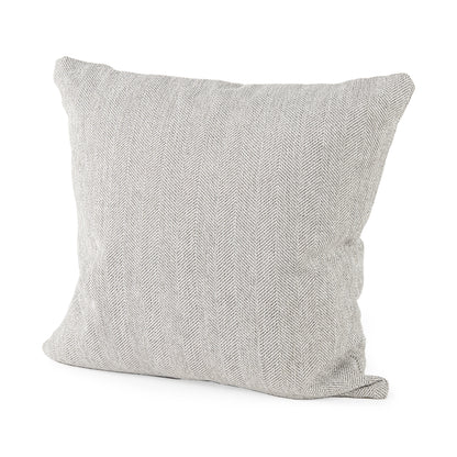 Valence Light Gray Throw Pillow Sectional Piece