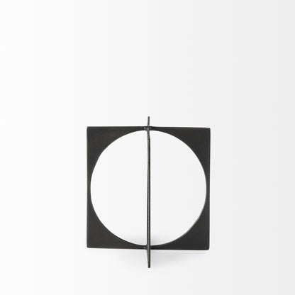 Lima Gunmetal Gray Metal Small Decorative Object