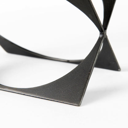 Lima Gunmetal Gray Metal Small Decorative Object