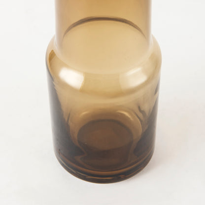 Amrita 4.1L x 4.1W x 11.9H Golden Brown Glass Vase