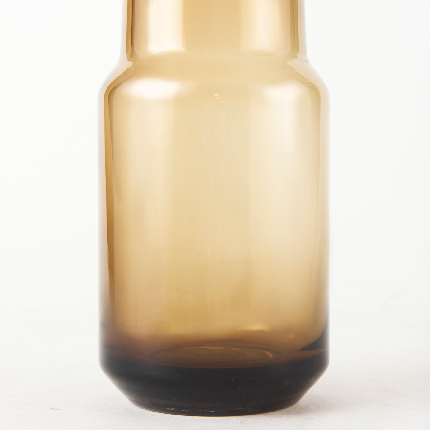 Amrita 4.1L x 4.1W x 11.9H Golden Brown Glass Vase