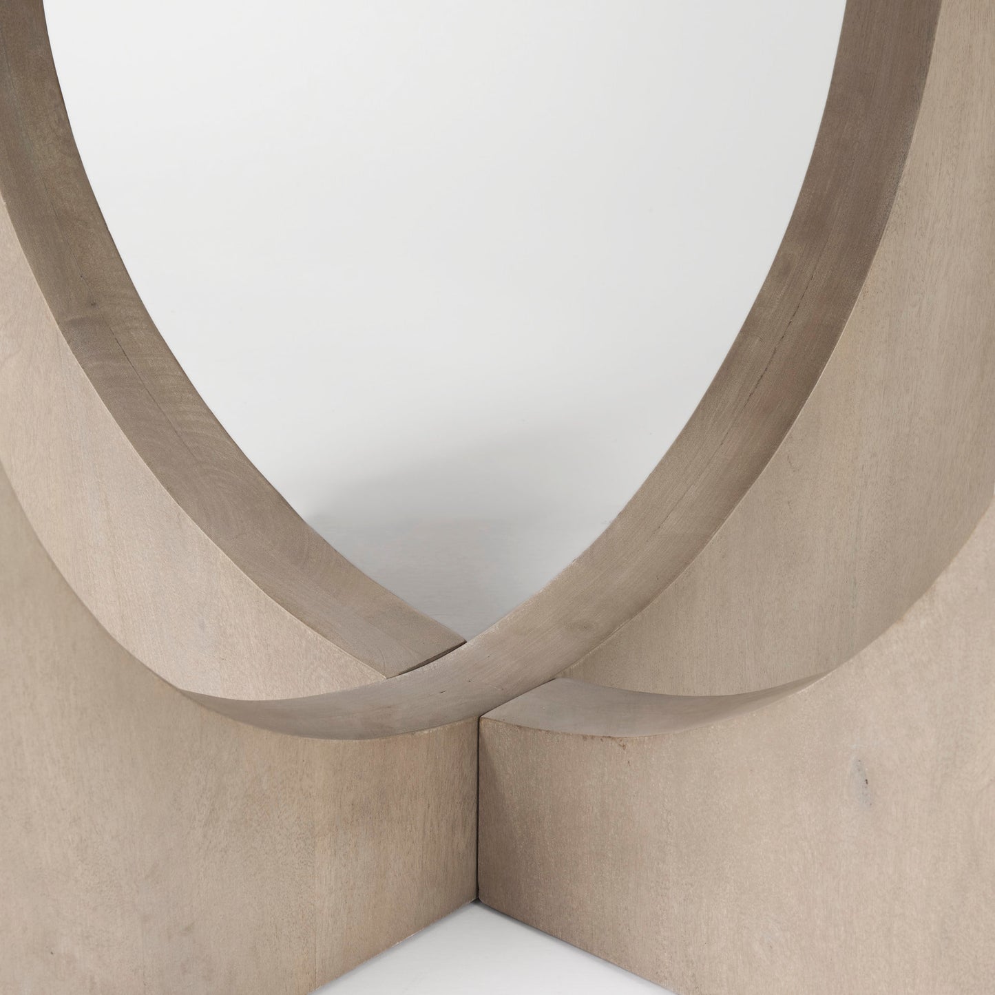 Liesl 54.L x 54.0W x 30.0H Barely Gray Finished Wood W/ Circular Top Dining Table