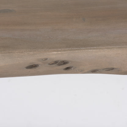 Konstantin 94.0 x 40.0 x 30.0 Medium Brown Wood W/ Live Edge Rectangular Dining Table