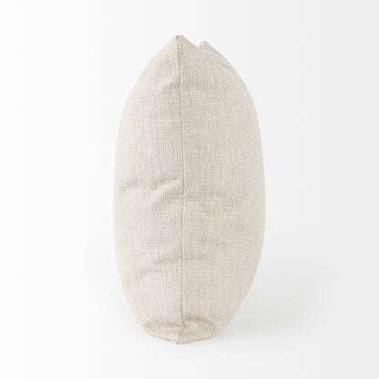 Valence Beige Throw Pillow Sectional Piece