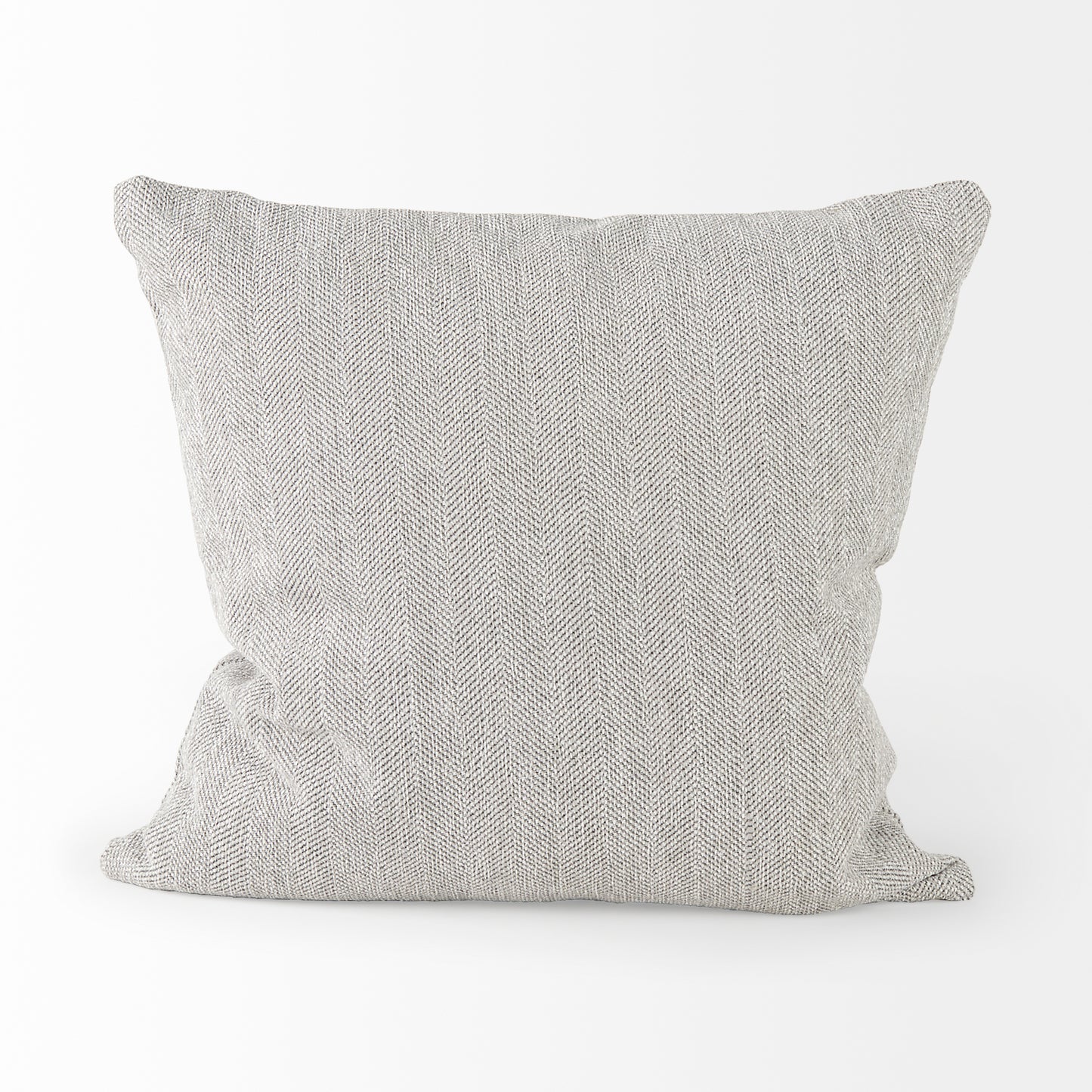 Valence Light Gray Throw Pillow Sectional Piece