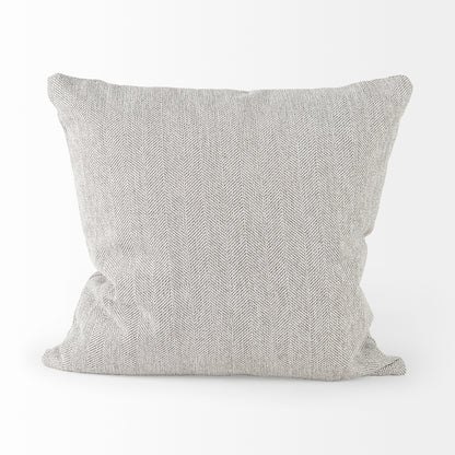 Valence Light Gray Throw Pillow Sectional Piece