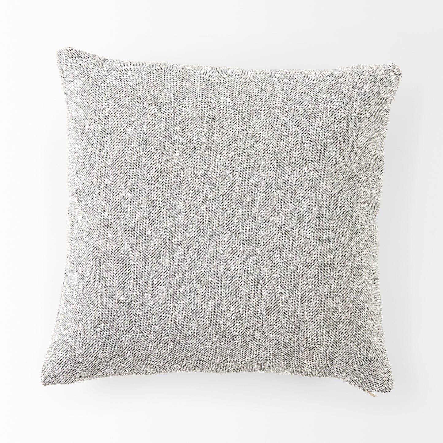 Valence Light Gray Throw Pillow Sectional Piece