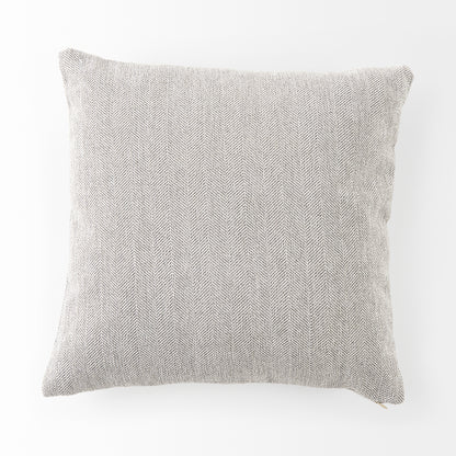 Valence Light Gray Throw Pillow Sectional Piece