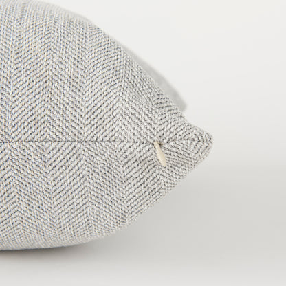 Valence Light Gray Throw Pillow Sectional Piece