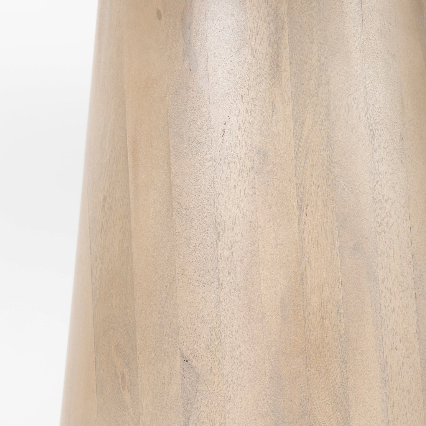 Maxwell 48L x 48W x 30H White Marble Round Top W/ Black Metal and Wood Pedestal Base Dining Table