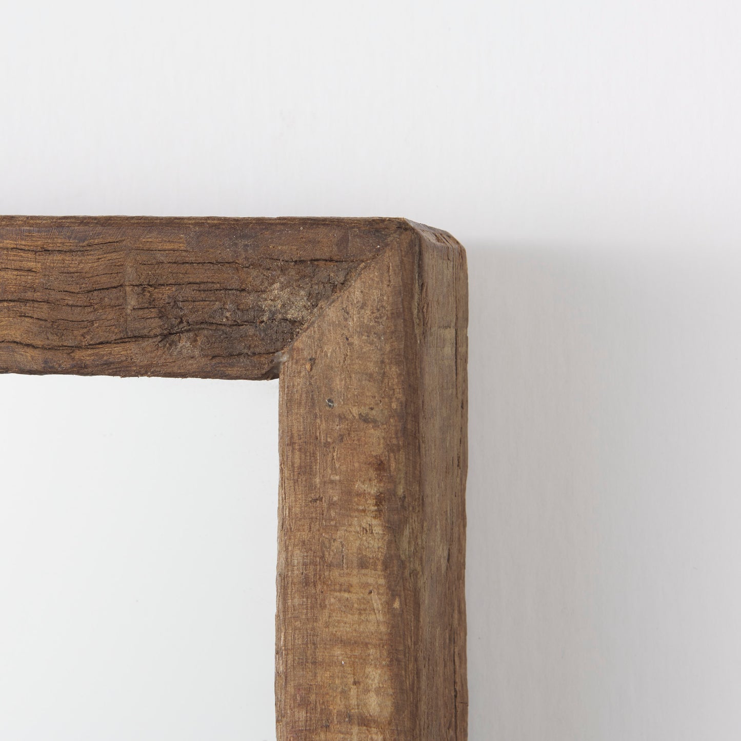 Gervaise 12L x 2W x7H Small Brown Wood Frame Rectangular Wall Mirror