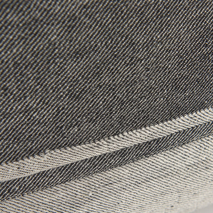 Zadie 20L x 20W Light Gray and Dark Gray Fabric Color Blocked Decorative Pillow Cover