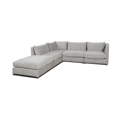 Valence Medium Gray Throw Pillow Sectional Piece