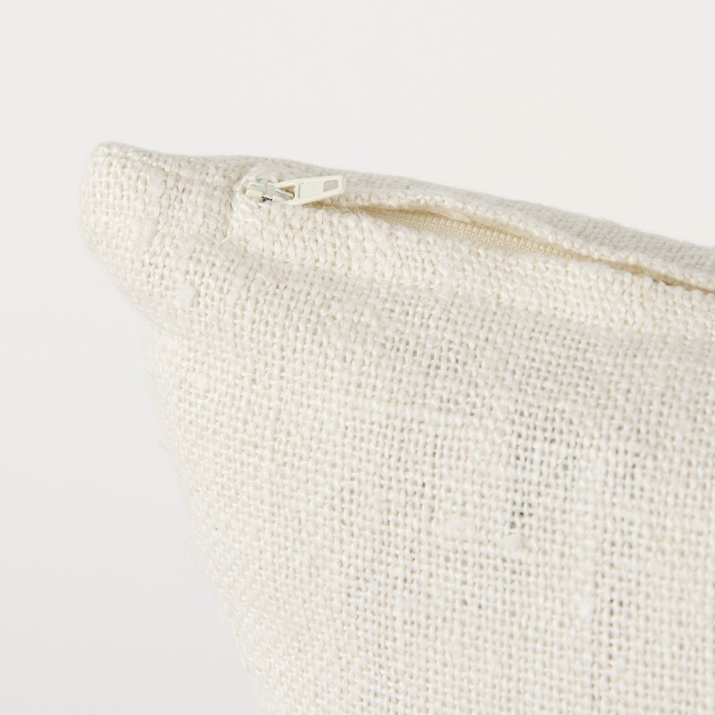 Sandra 18 x 18 Beige With Blue Stripes Decorative Pillow Cover