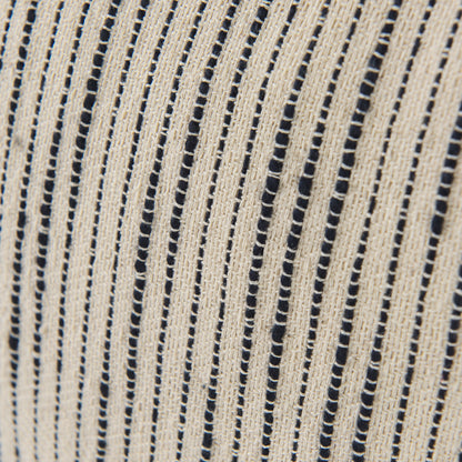 Krystal 20 x 20 Cream/Blue Pom Pom Decorative Pillow Cover