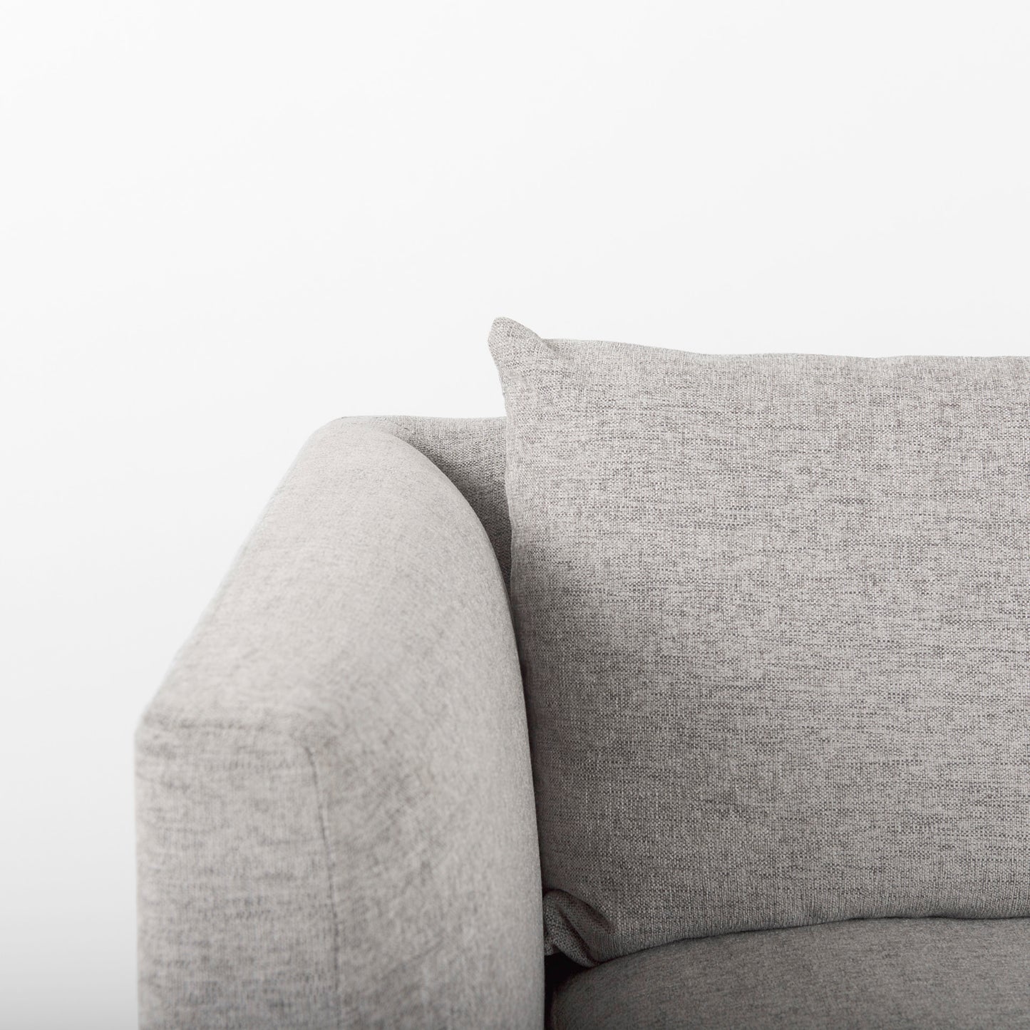 Valence 2 Piece Medium Gray Modular Sofa Set