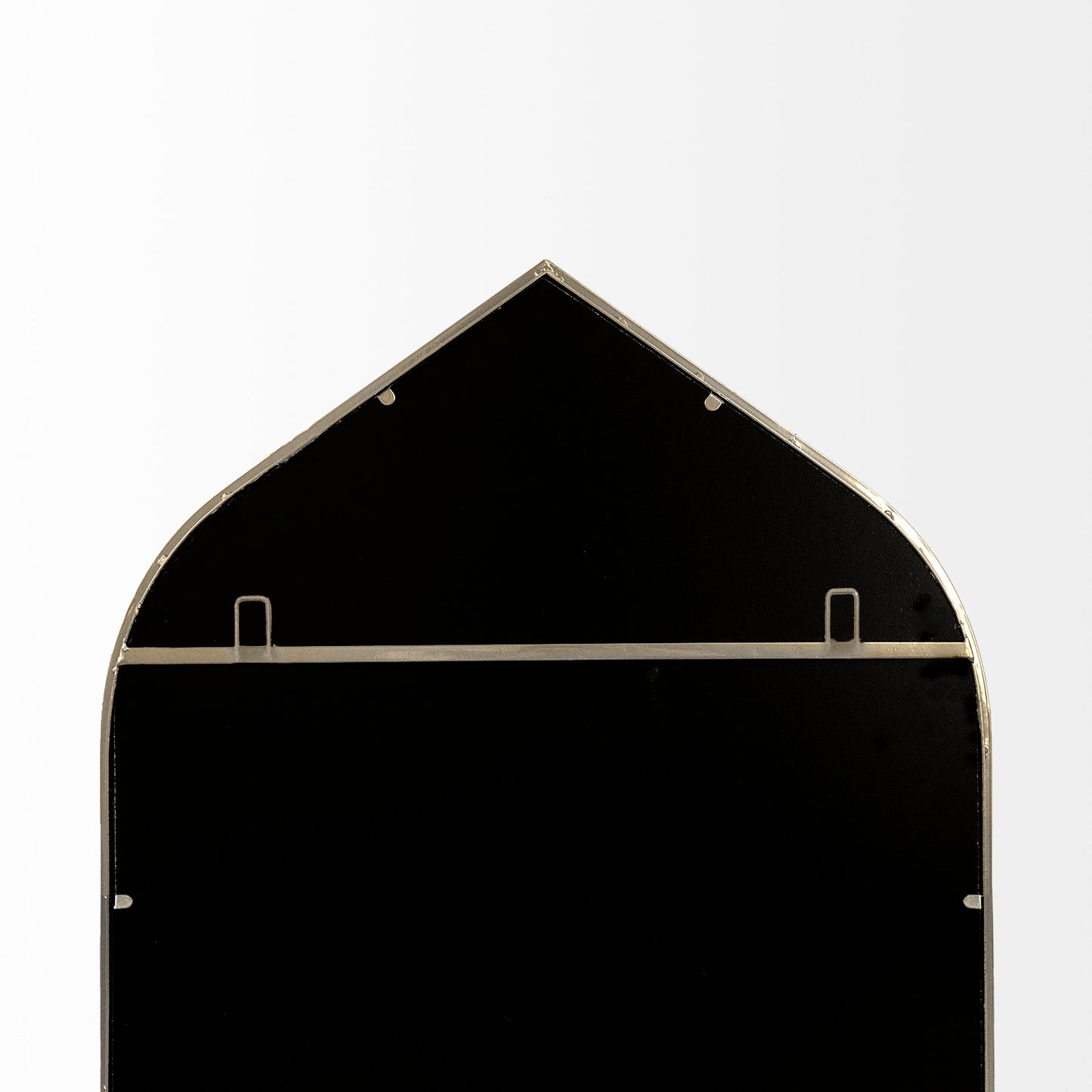 Giovanna 23.6L x 1.2W x 48.8H Gold Metal Frame Ogee Arch Vanity Mirror