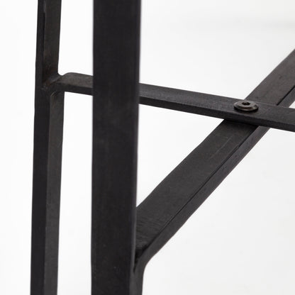 Helios II 60L x 14W x 29H Rectangular Brown Raised Edge Top Console Table