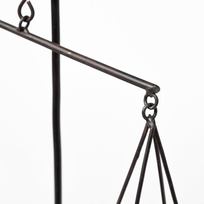 Ellis 10L x 4W Black Metal Vintage Inspired Weighing Scale