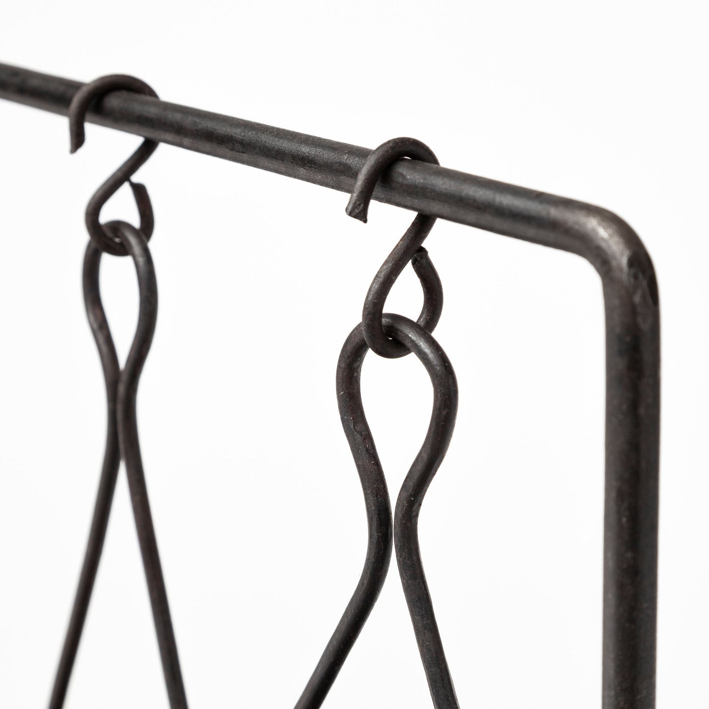 Enos 19L x 3W Black Metal 4 Bowl Ancient Spice Market Decorative Display