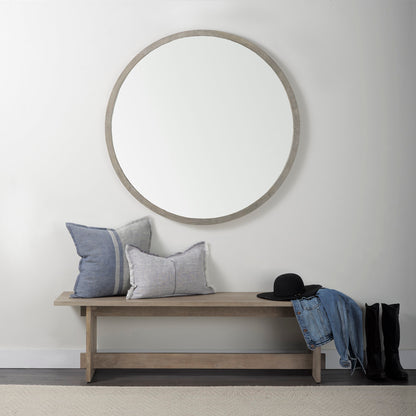 Thais 13L x 21W Gray Fabric Fringed Decorative Pillow Cover