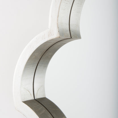 Geneva 23x34 Silver Wood Frame Mirror