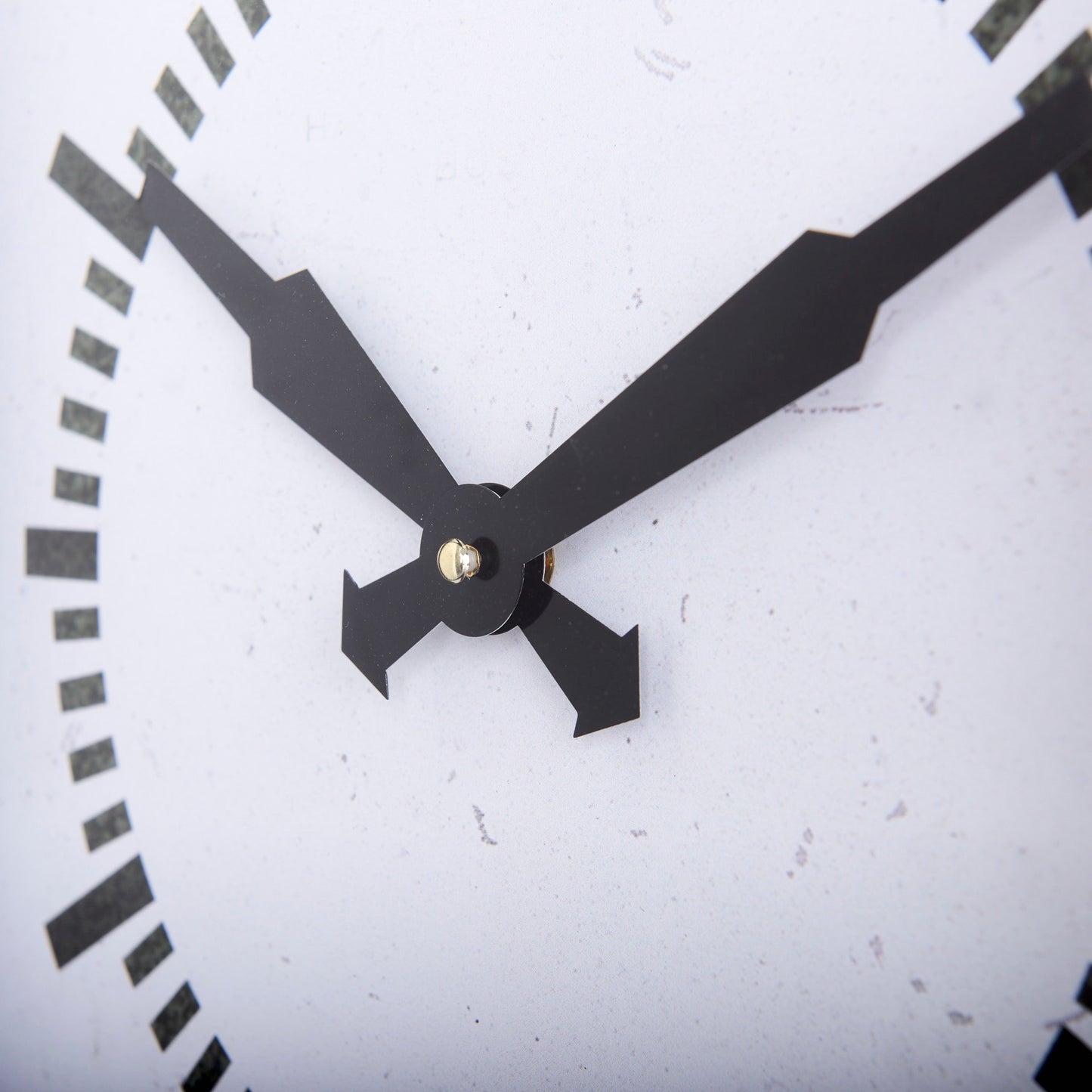 Hagar Rectangular Large Industrial Wall Clock