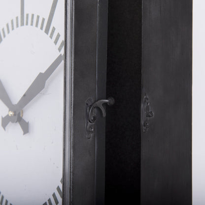 Hagar Rectangular Large Industrial Wall Clock