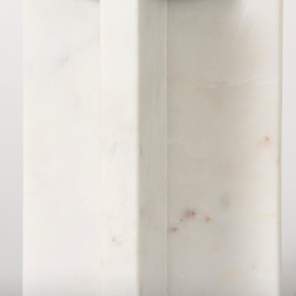 Sophia 5.5"L x 3.5"W x 8.0"H. Marble Candle Holder Medium
