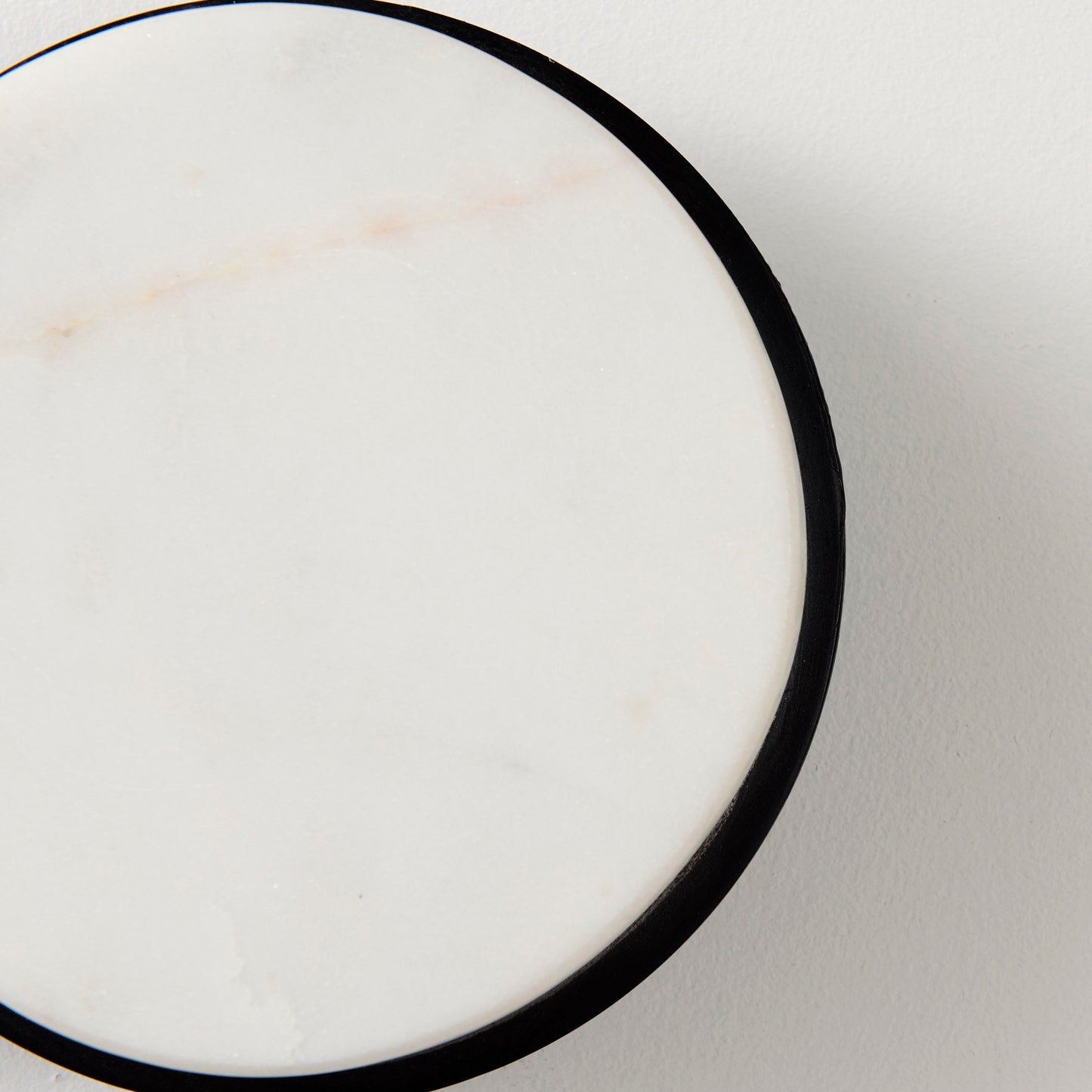 Sophia 5.0 L x 5.0 W x 3.0 H White Marble Set of 2 Wall Hooks