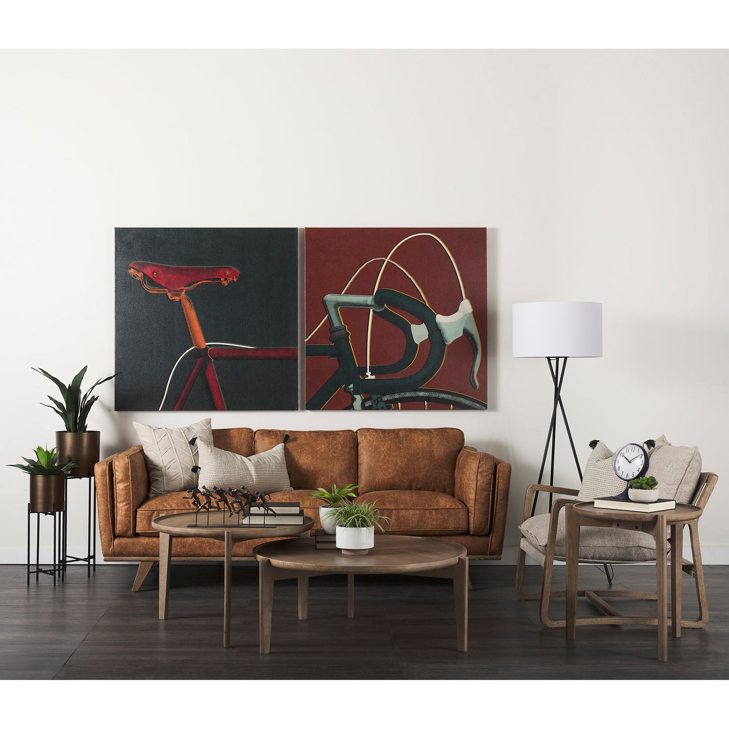 Weymouth Blue Metal Glass Dome Table Clock