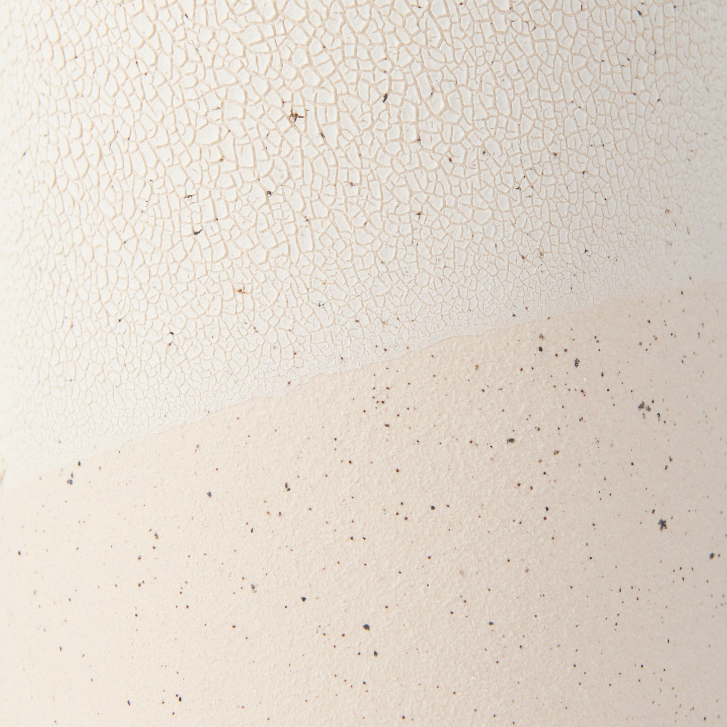 Salar 4.5L x 4.5W x 11.0H Cream Gourd Style Crackled Ceramic Vase