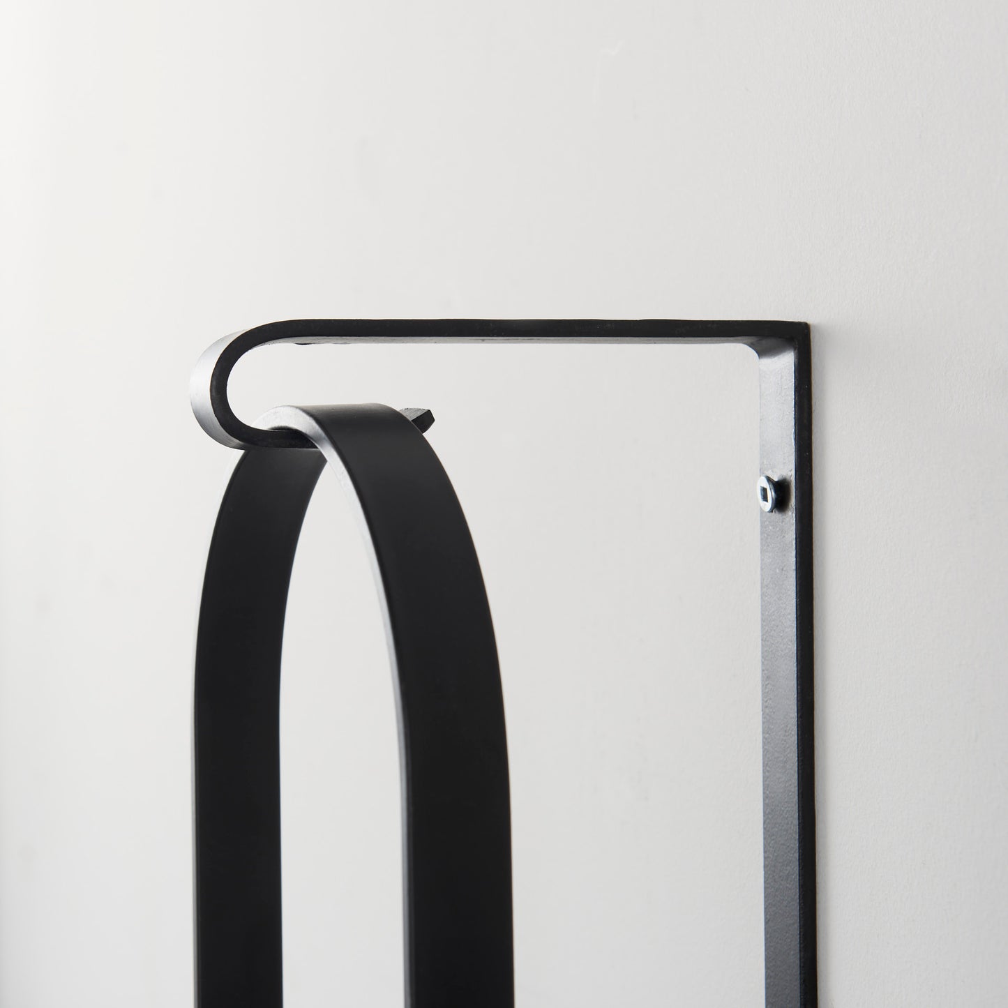 Kero 5.9L x 6.9W x 24.0H Black Metal Wall Candle Holder