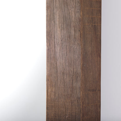 Gerome 31.0L x 5.0W x 86.0H Brown Wooden Floor Mirror