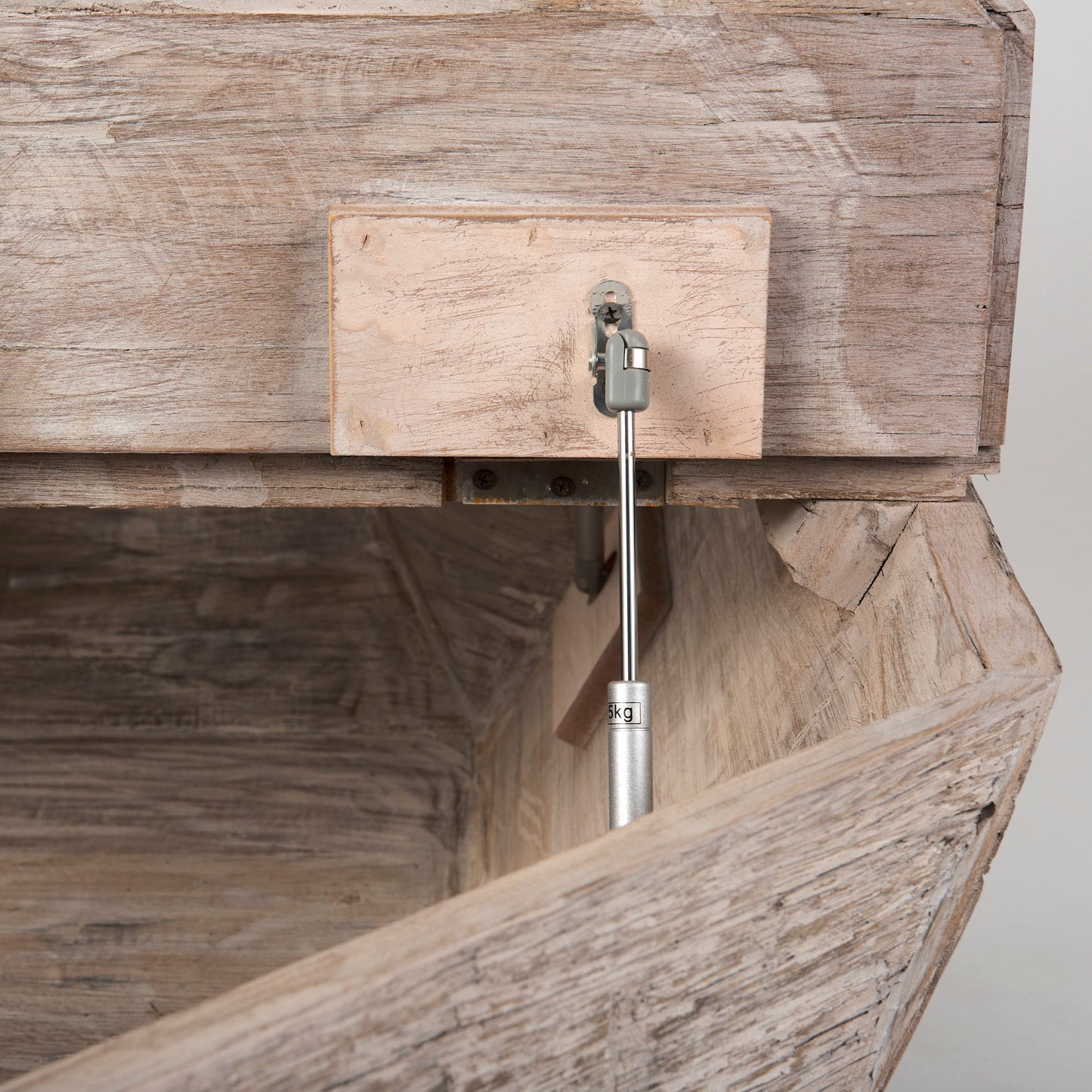 Esagono Octagonal Reclaimed Wood Coffee Table w/ Storage