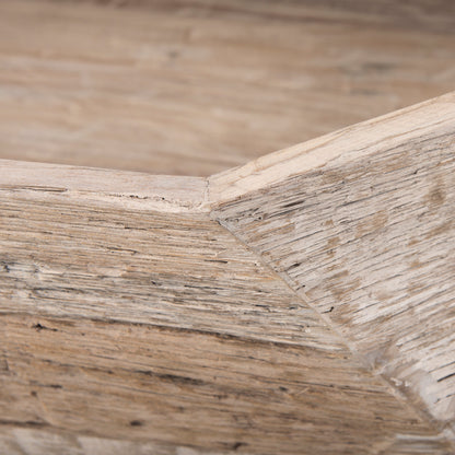 Esagono Octagonal Reclaimed Wood Coffee Table w/ Storage